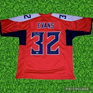 Darrynton Evans Autographed Jersey – Beckett Certified – Tennessee Titans (XL)